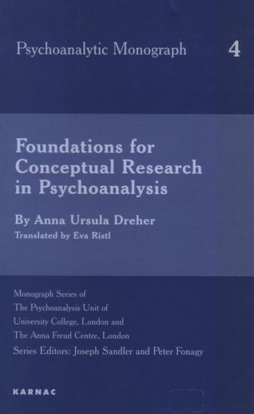 Foundations for Conceptual Research Psychoanalysis