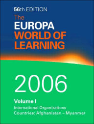 Title: The Europa World of Learning 2006, Author: Europa Publications