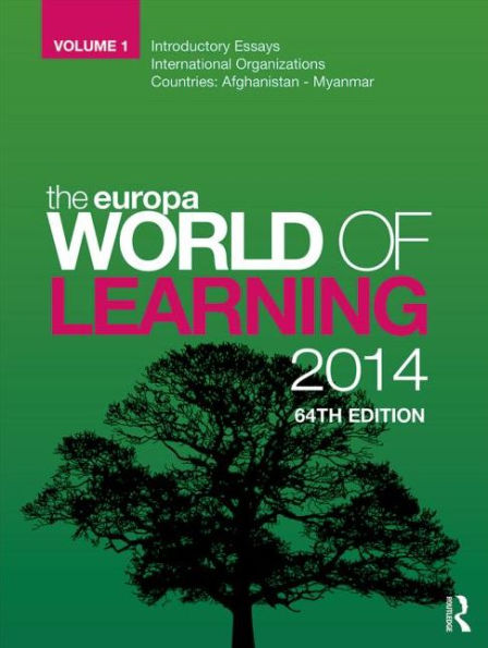 The Europa World of Learning 2014 / Edition 64