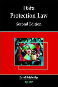 Title: Data Protection Law / Edition 2, Author: David Bainbridge