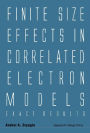 Finite Size Effects in Correlated Electron Models: Exact Results