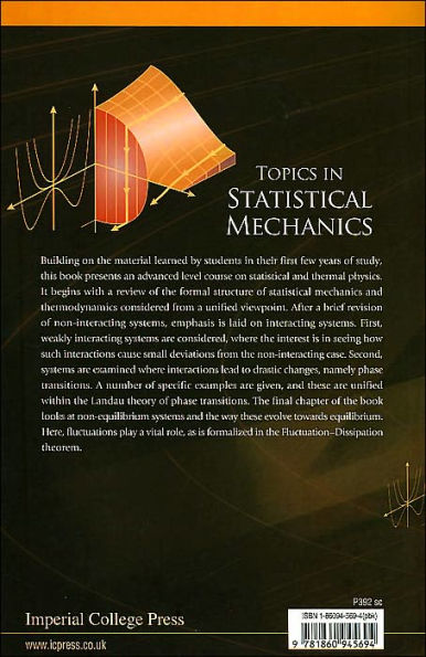 Topics In Statistical Mechanics