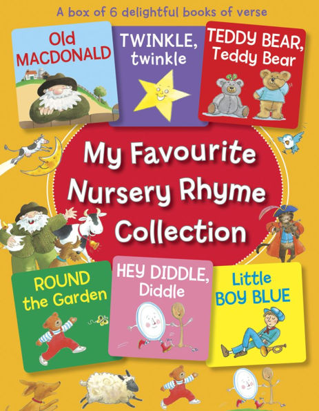 My Favourite Nursery Rhyme Collection: A Box Of Six Delightful Books Of Verse