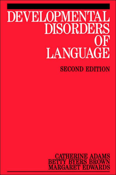 Developmental Disorders of Language / Edition 2