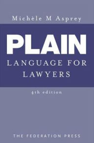 Title: Plain Language for Lawyers, Author: Michele M. Asprey