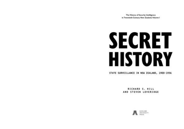 Secret History: State Surveillance New Zealand, 1900-1956