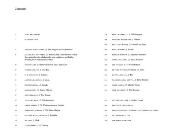 Hiwa: Contemporary Maori Short Stories