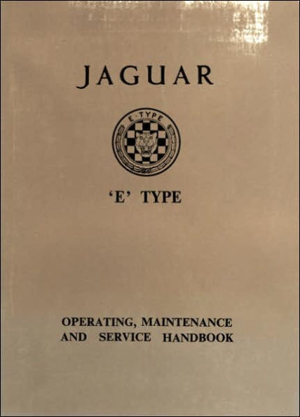 Jaguar E Type 3.8 Ser 1 Handbook