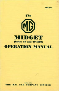 Title: MG Midget TF & TF1500 Owner Hndbk, Author: Brooklands Books Brooklands Books Ltd