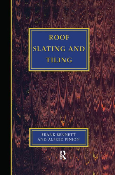 Roof Slating and Tiling / Edition 1