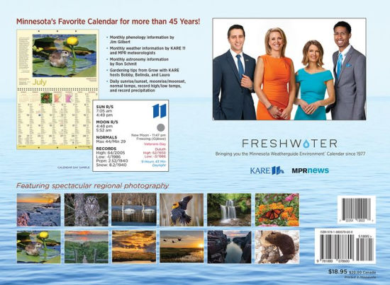 Minnesota Gardening Calendar 2022 2022 Minnesota Weatherguide Environment Wall Calendar By Freshwater Society  | Barnes & Noble®