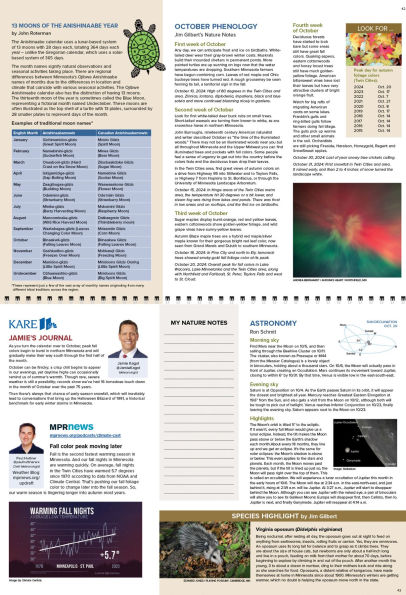 2026 Minnesota Weatherguide Environment Calendar and Almanac