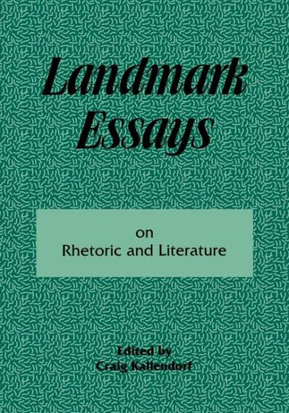 Landmark Essays on Rhetoric and Literature: Volume 16