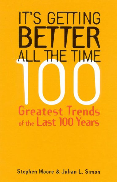 It's Getting Better All the Time: 100 Greatest Trends of the Last 100 Years