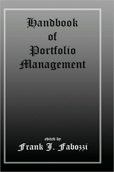 Handbook of Portfolio Management