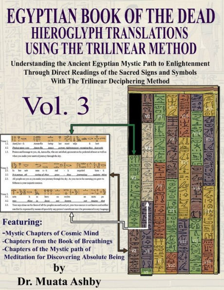 EGYPTIAN BOOK OF THE DEAD HIEROGLYPH TRANSLATIONS USING THE TRILINEAR METHOD Volume 3: Understanding the Mystic Path to Enlightenment Through Direct Readings of the Sacred Signs and Symbols of Ancient Egyptian Language With Trilinear Deciphering Method