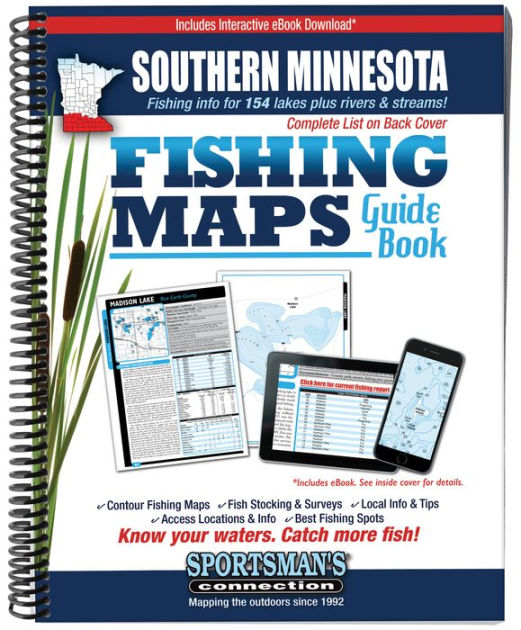 Southern Minnesota Fishing Map Guide by Sportsman's Connection, Other ...