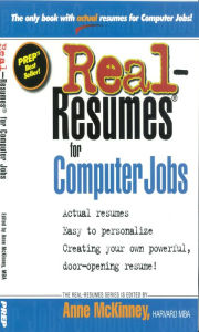 Title: Real-Resumes for Computer Jobs, Author: Anne McKinney