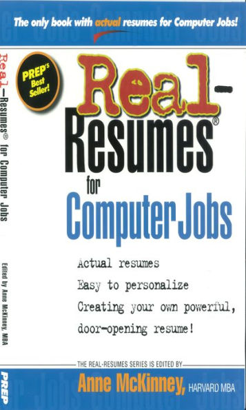 Real-Resumes for Computer Jobs