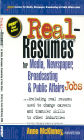 Real-Resumes for Media, Newspaper, Broadcasting & Public Affairs