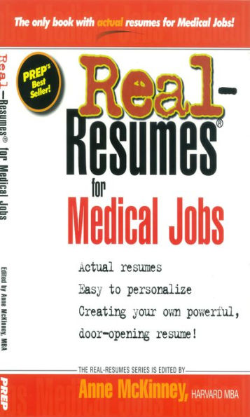 Real-Resumes for Medical Jobs