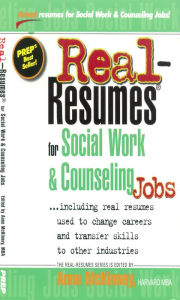 Title: Real-Resumes for Social Work & Counseling Jobs, Author: Anne McKinney