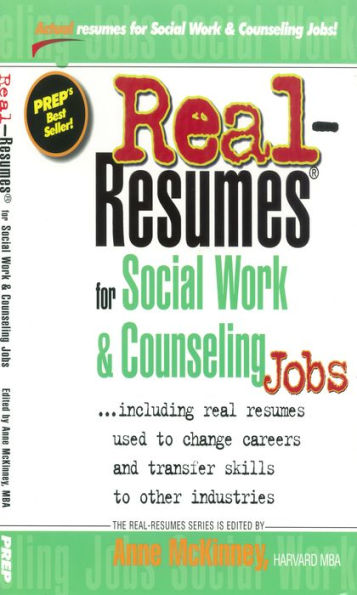 Real-Resumes for Social Work & Counseling Jobs