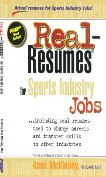 Real-Resumes for Sports Industry Jobs