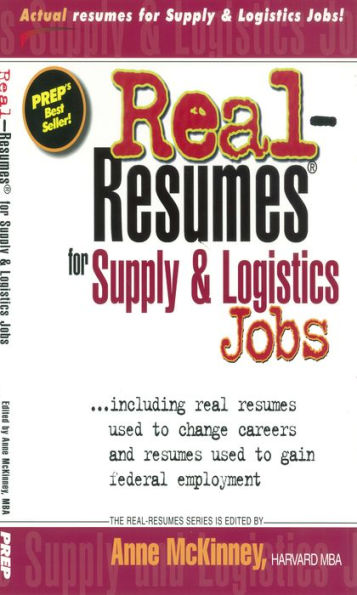 Real-Resumes for Supply & Logistics Jobs