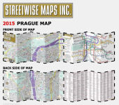 Alternative view 2 of Streetwise Prague Map - Laminated City Center Street Map of Prague, Czech Republic - Folding Pocket Size Travel Map With Metro (2015)