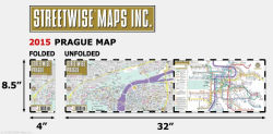 Alternative view 3 of Streetwise Prague Map - Laminated City Center Street Map of Prague, Czech Republic - Folding Pocket Size Travel Map With Metro (2015)