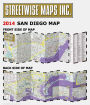 Alternative view 2 of Streetwise San Diego Map - Laminated City Center Street Map of San Diego, California - Folding Pocket Size Travel Map With Metro (2014)