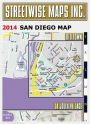 Alternative view 9 of Streetwise San Diego Map - Laminated City Center Street Map of San Diego, California - Folding Pocket Size Travel Map With Metro (2014)