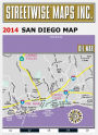 Alternative view 10 of Streetwise San Diego Map - Laminated City Center Street Map of San Diego, California - Folding Pocket Size Travel Map With Metro (2014)