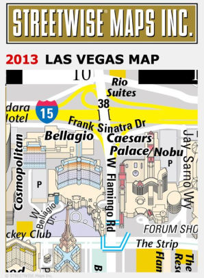Streetwise Las Vegas Map - Laminated City Center Street Map of Las ...