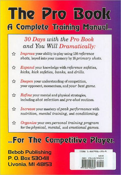 The Pro Book: Maximizing Competitive Performance for Pool Players