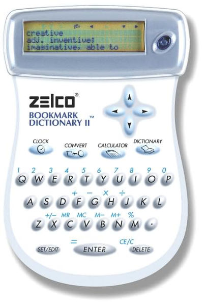 Zelco Electronic Bookmark Dictionary: Version II