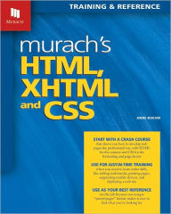 Title: Murach's HTML, XHTML, and CSS, Author: Anne Boehm