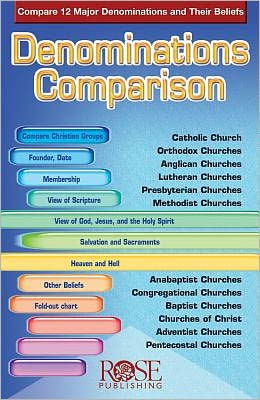 Denominations Comparison Chart: Denominations Comparison Pamphlet