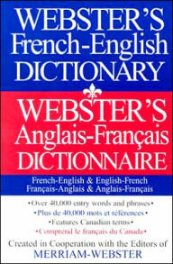 Title: Webster's French-English Dictionary, Author: Merriam-Webster