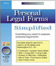 Title: Personal Legal Forms Simplified: Everything You Need to Prepare Everyday Legal Forms, Author: Daniel Sitarz