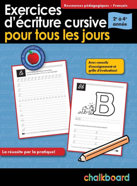 Exercices d'ï¿½criture Cursive Pour Tous Les Jours 2e ï¿½ 4e Annï¿½e