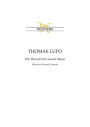Thomas Lupo: The Three-Part Consort Music