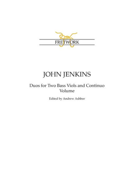 John Jenkins: The Bass Viol Duos Volume 2