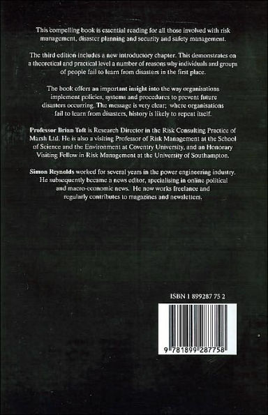 Learning from Disasters