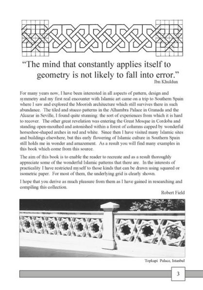 Geometric Patterns from Islamic Art and Architecture: And how to draw them