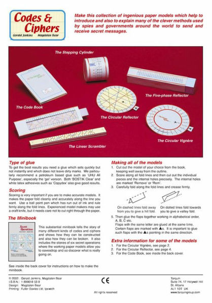 Codes and Ciphers: Clever Devices for Coding and Decoding to Cut Out and Make