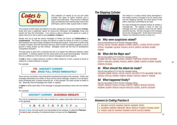 Codes and Ciphers: Clever Devices for Coding and Decoding to Cut Out and Make