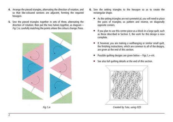 Geometrical Quilts: 14 mathematical quilts to make