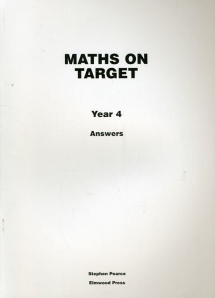Maths on Target Year 4 Answers